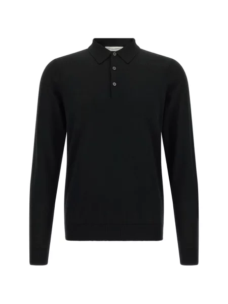 Lung tricou polo Lazare Studio negru