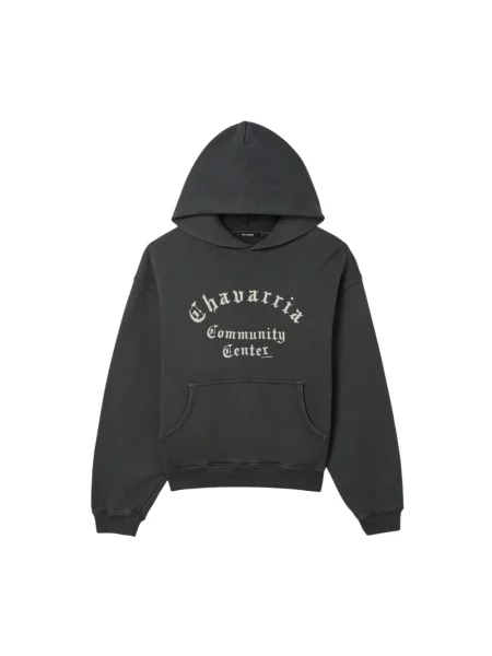 Bluza z kapturem Willy Chavarria czarna