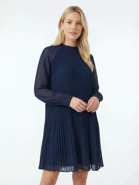 Guido Maria Kretschmer Rochie Ingrid închis albastru