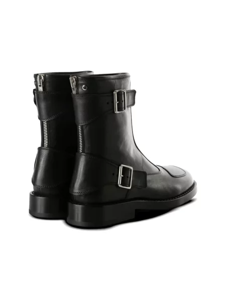 Buty do kostki Ann Demeulemeester skórzane czarne