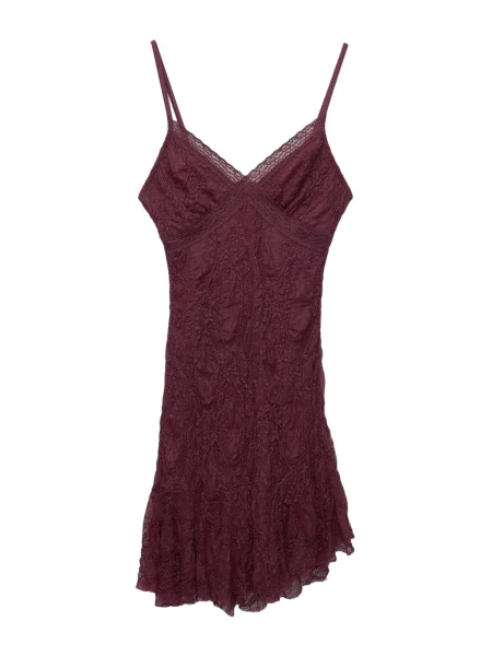 Pull&Bear Rochie burgundy roșu