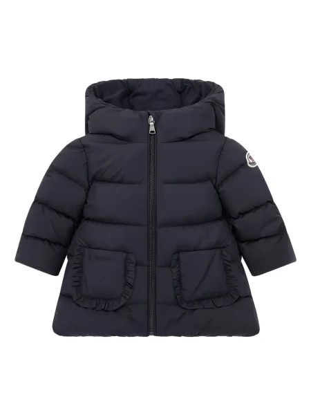 Kurtka dziecięca Moncler Enfant niebieska