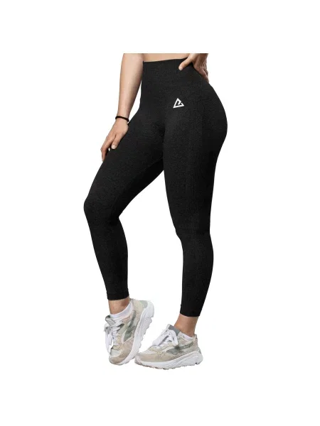 Legginsy sportowe z wysokim stanem modelujące pośladki niebieskie