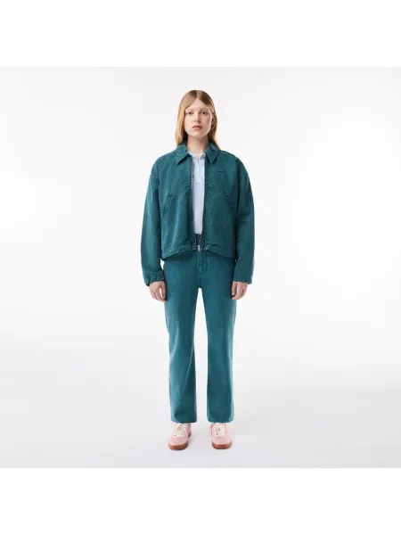 Lacoste Koszulka Polo Z Lejącej Piki niebieska