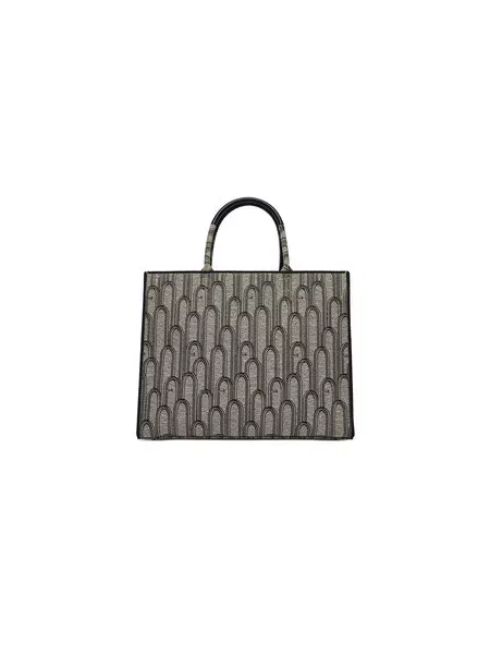 FURLA Ročna torbica OPPORTUNITY pesek črna
