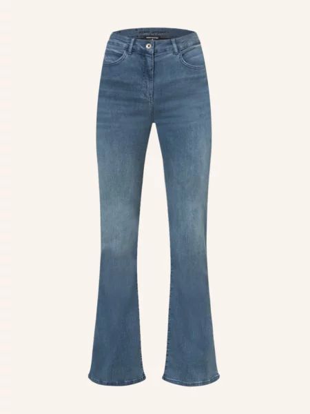 Patrizia Pepe Flared Džíny light washed blue modré