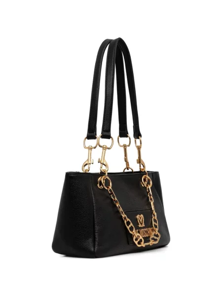 Ogrlica Love Moschino s autogramom crna