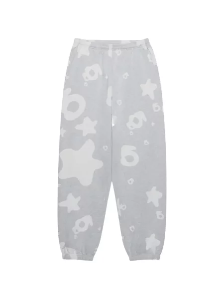 Pantaloni Sp5der cu imagine alergare gri