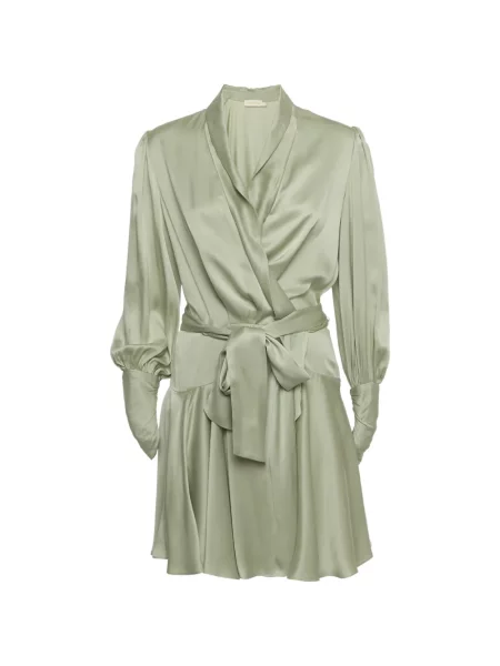 Lung rochie mini Zimmermann plic verde