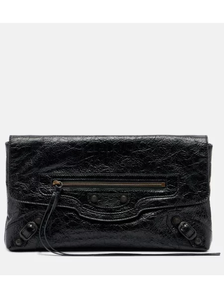 Geantă plic Balenciaga din piele negru