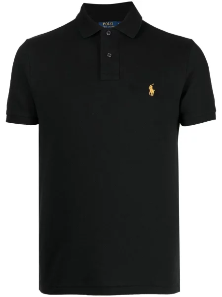 Polo Polo Ralph Lauren cu dungi cu broderie negru