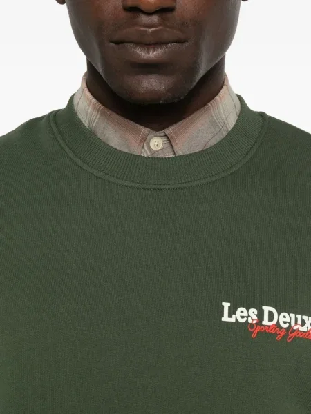 Hanorac crewneck Les Deux verde