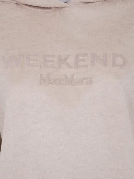 Суичър с качулка Weekend Max Mara с качулка от джърси