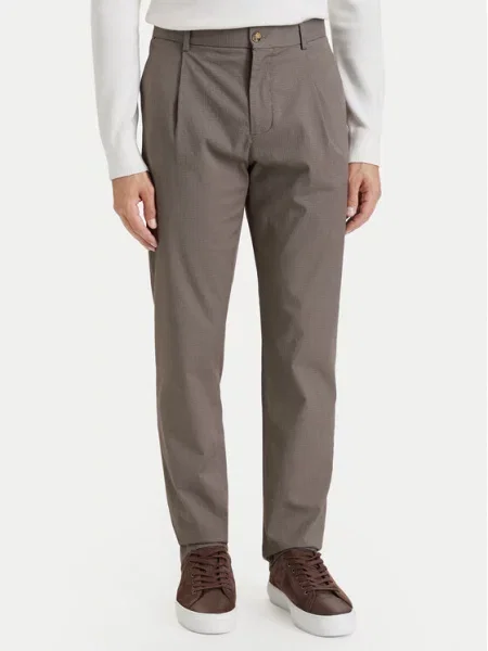 Tommy Hilfiger Παντελόνι chino Denton Σκούρο Straight Fit μπεζ