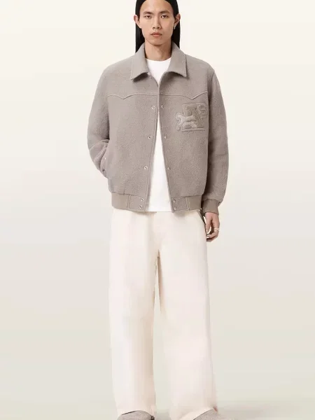 Шерстяной бомбер Allsaints