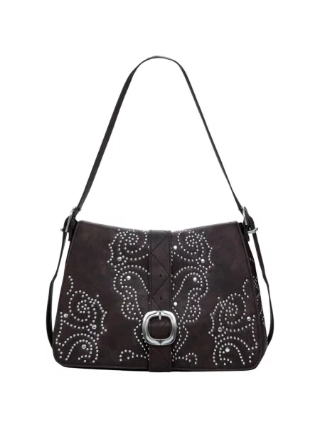 Crossbody torbica Desigual smeđa