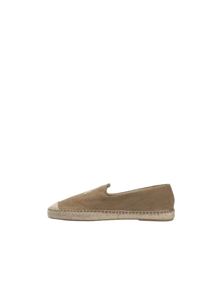 Scalpers Espadrile Skull gri taupe / murdar alb