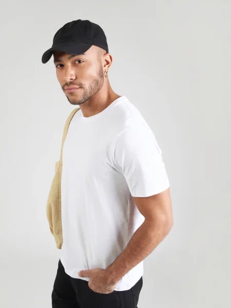 WRANGLER Tricou bleumarin / negru alb