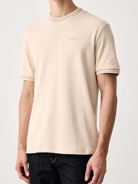 Guess T-Shirt jasny beżowy