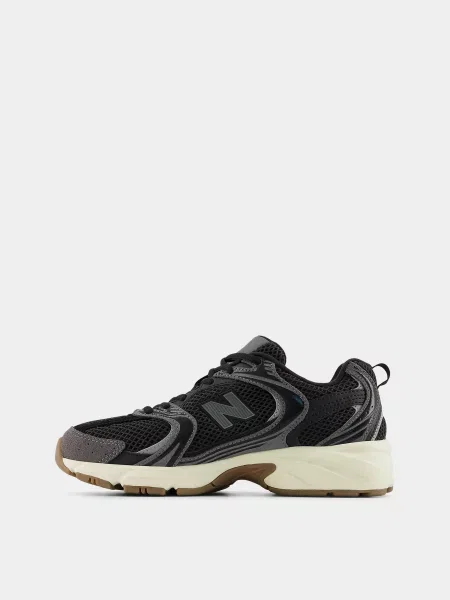 Кожаные кроссовки New Balance 530 черные