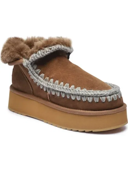 MOU Bocanci Mini Eskimo Platform | shearling | zamsz maro