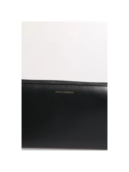 Portfel Dolce And Gabbana skórzany czarny