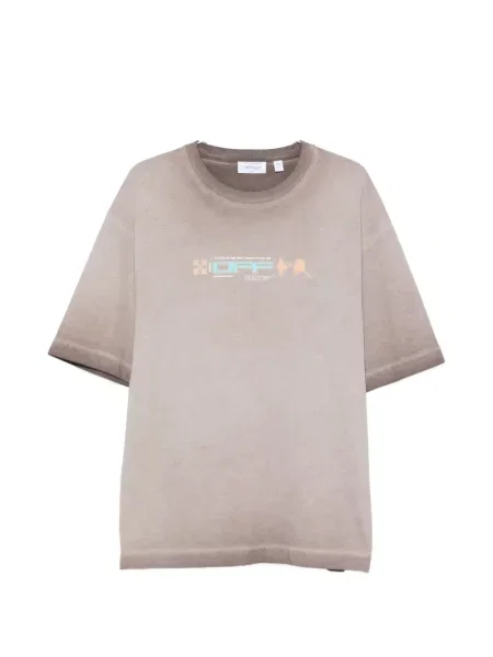 Tricou Off-white cu imagine alb
