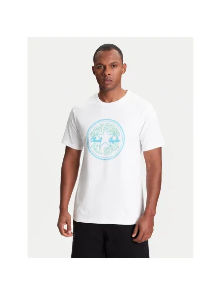 Converse Póló Neon Sign All Star Patch Regular Fit fehér