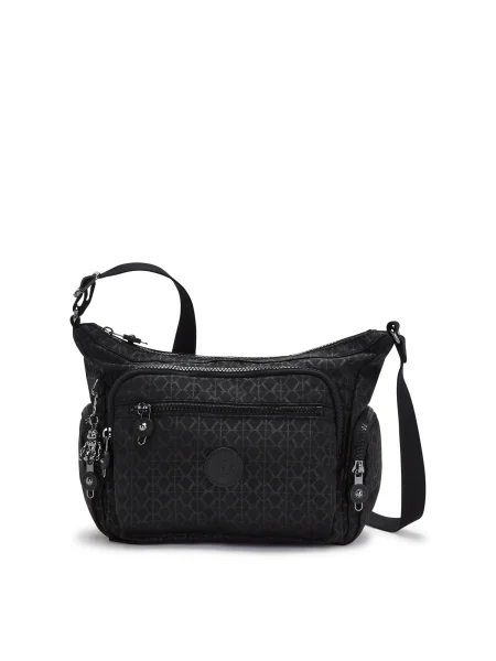 KIPLING Geantă de umăr Gabbie negru alb
