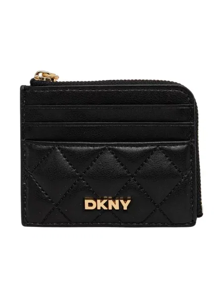 Dkny portfel skórzany czarny