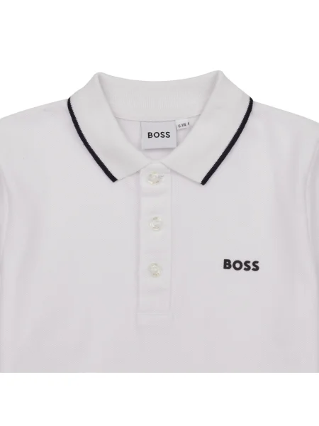 Tricou copii Boss alb