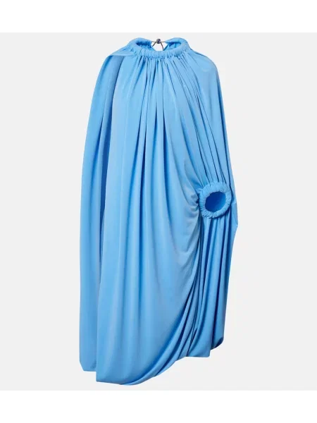 Rochie midi Coperni drapată albastru