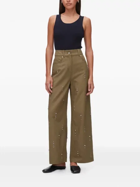 Pantaloni 3.1 Phillip Lim verde