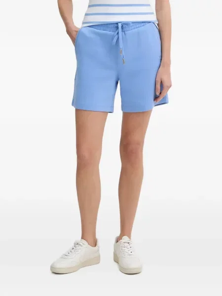 Pantaloni scurți Joop! cu broderie cu cordon albastru