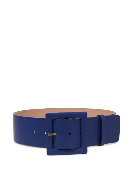 Kožený pásek Carolina Herrera modrý