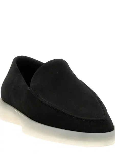 Pantofi loafer Fear Of God din piele de căprioară negru