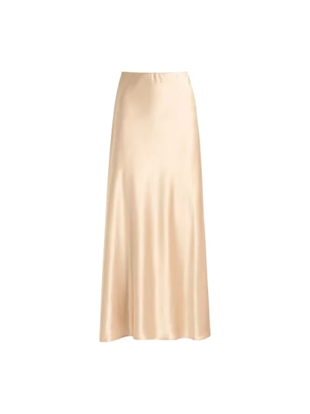 Maksi lniana spódnica maxi By Malene Birger beżowa