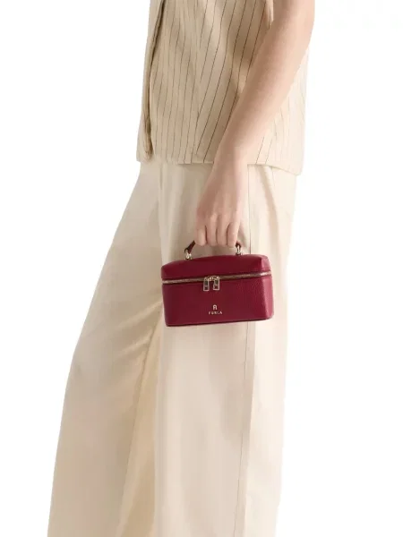 Geantă Furla din piele roșu