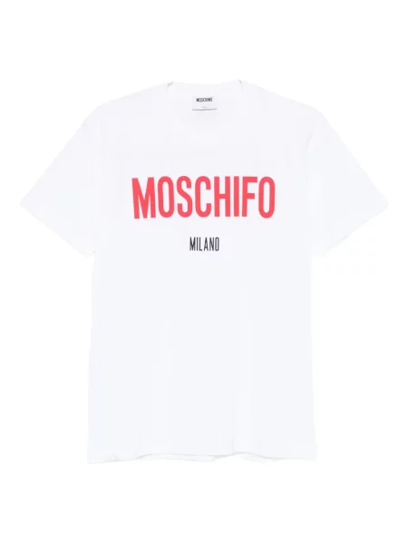 Tricou Moschino cu imagine alb