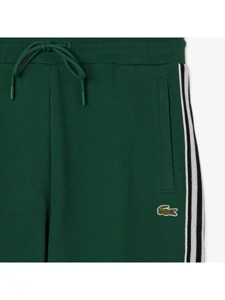 Lacoste Spodnie Dresowe Regular Fit zielone