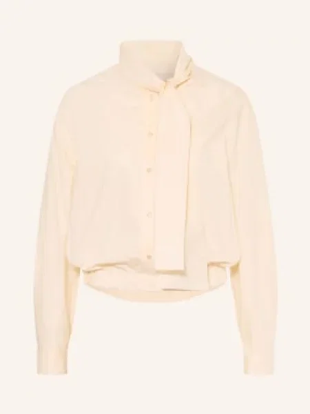 Claudie Pierlot Bluzka Z Kołnierzykiem beige beżowa