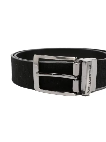 Cu centură curea Karl Lagerfeld negru