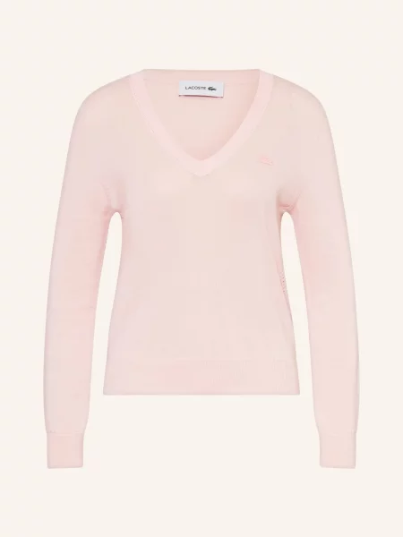 Svetr LACOSTE Sweater Nidus 38 růžový