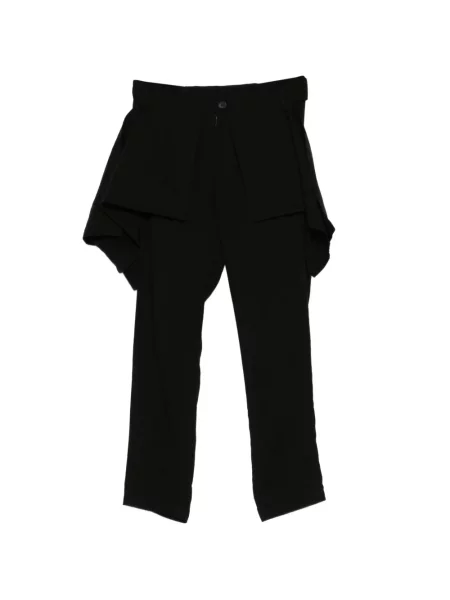 Pantaloni Limi Feu drapate negru