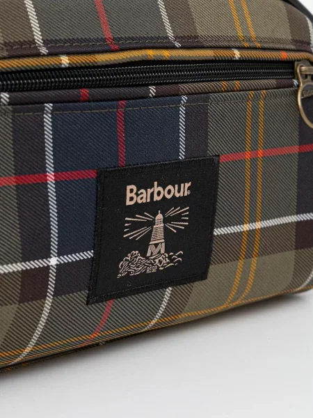 Pungă cosmetică Barbour verde