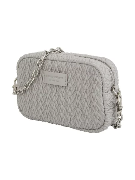 Torebka Emporio Armani skórzana szara