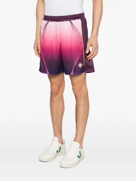 Pantaloni scurți Casablanca cu gradient roz