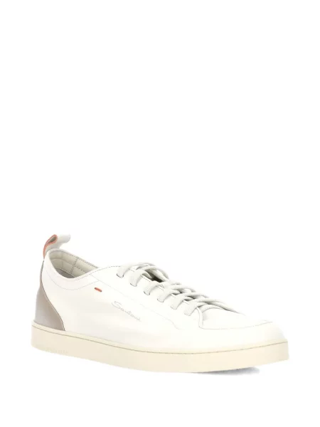 Sneakerși Santoni alb