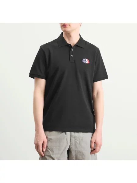 Koszulka polo Moncler czarna