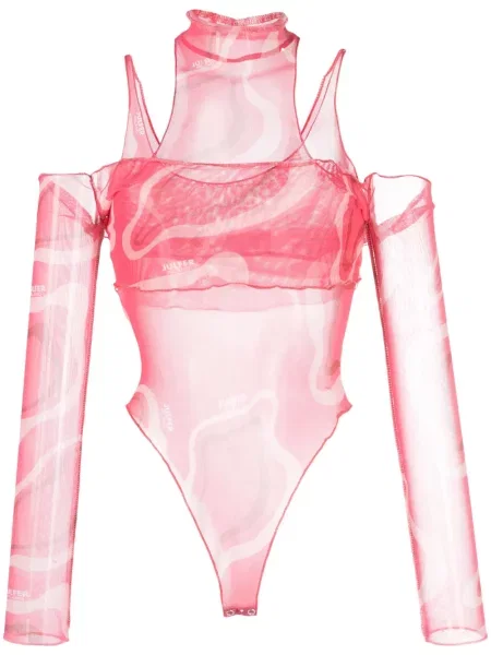 Body Julfer cu imagine roz